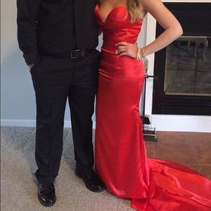RED MERMAID DRESS/PROM DRESS